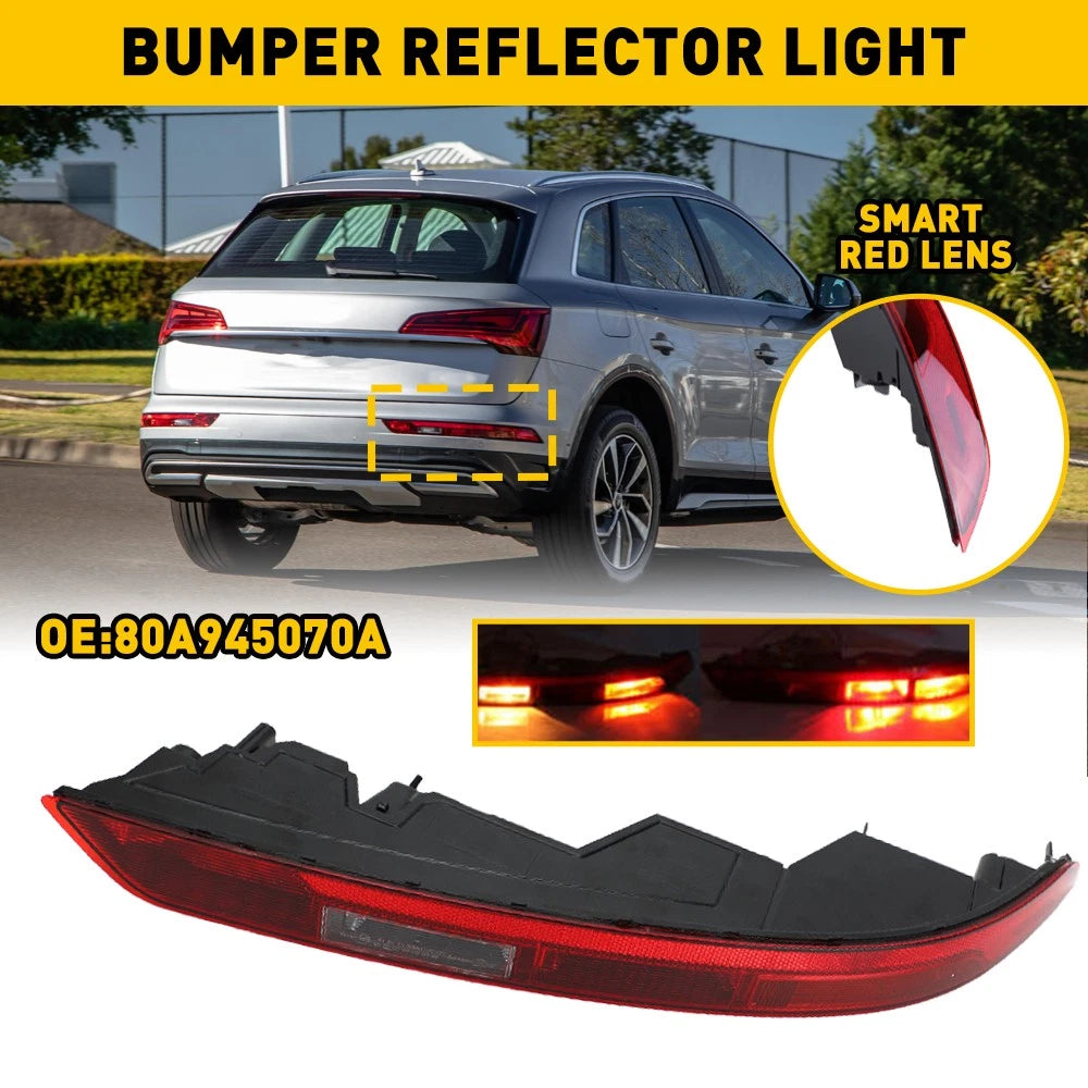 Right Reverse Tail Lamp Rear Bumper Reflector for Audi Q5 (2018–2021)