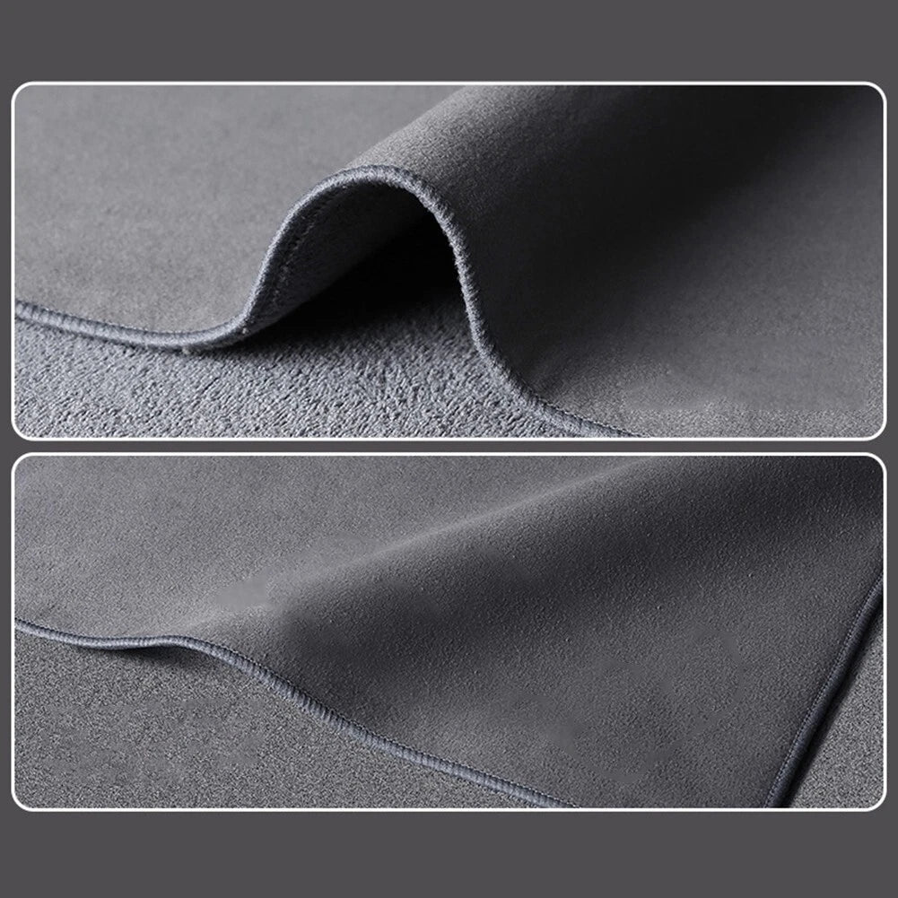 Car Cleaning Cloth Shammy for All Vehicles (30cm x 60cm) Absorbent Coral Fleece