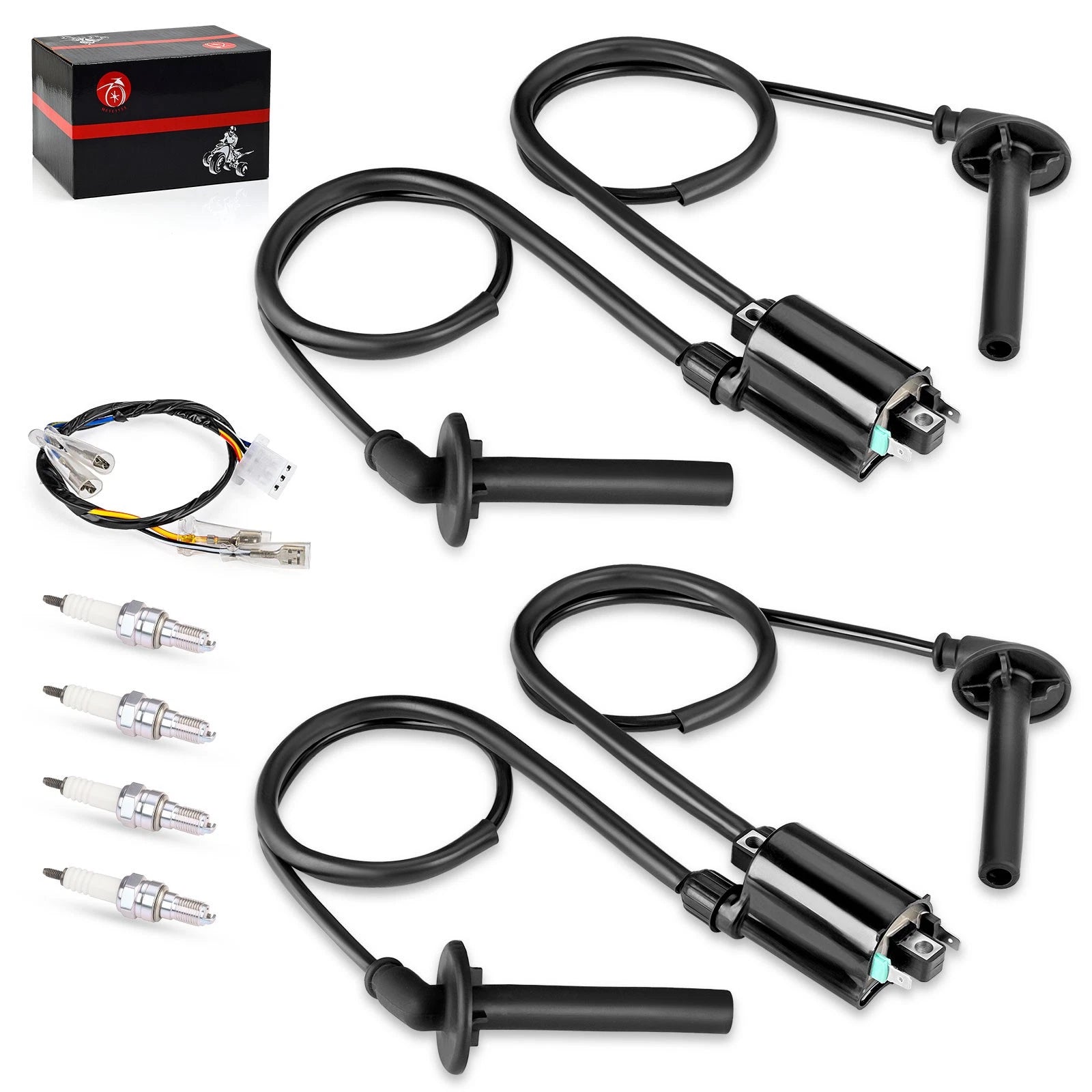 Ignition Coil Spark Plug Set for Honda ST1100 (1991–2003)