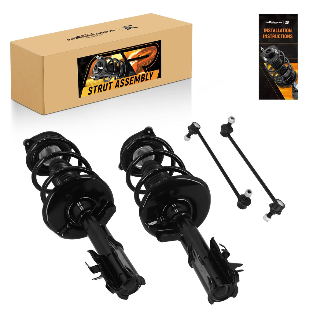 Set of 2 Front Struts w/Coil Sway Bars for Nissan Rogue (2012) 172897