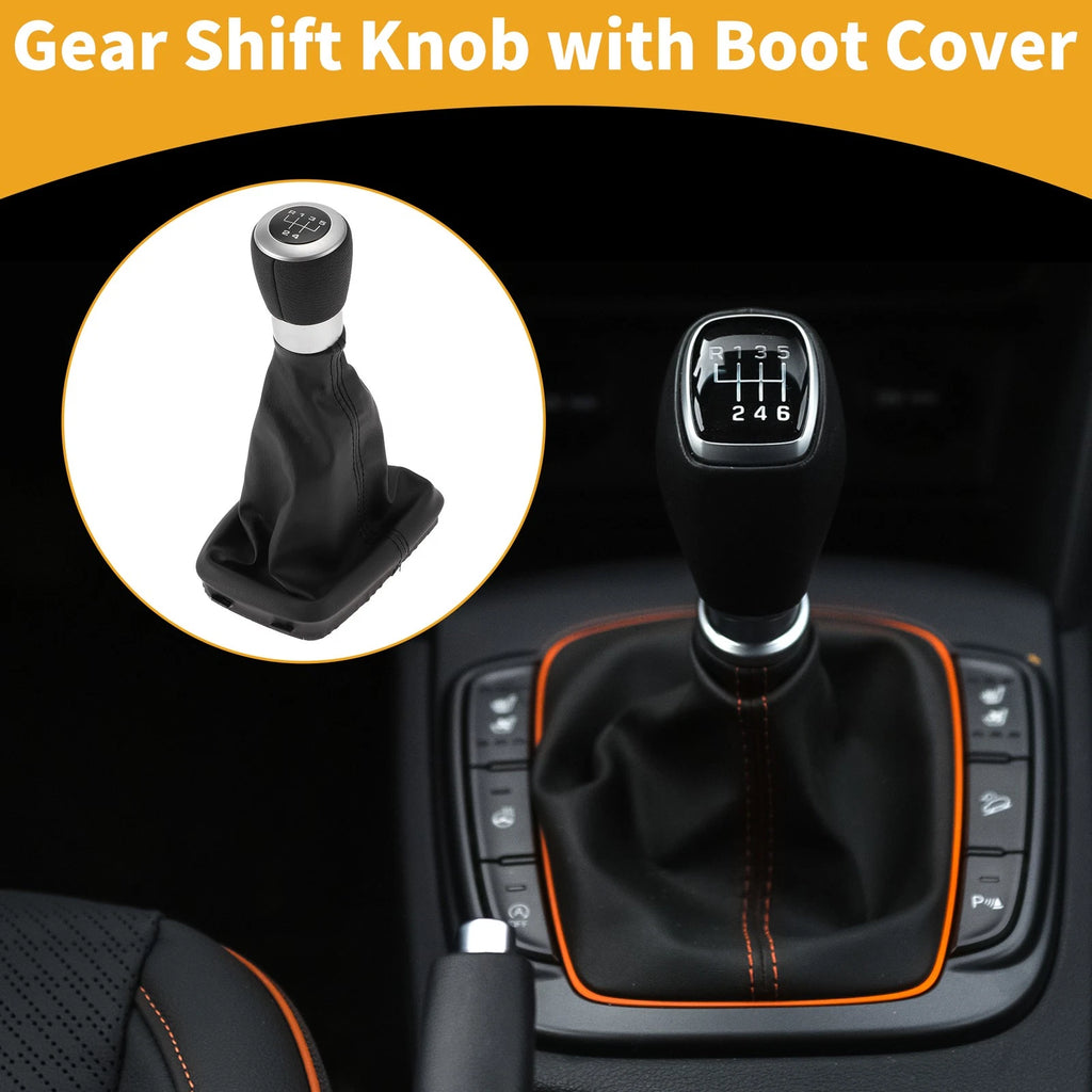 5 Speed Gear Shifter Knob with Cover for Ford Galaxy (2005–2006)