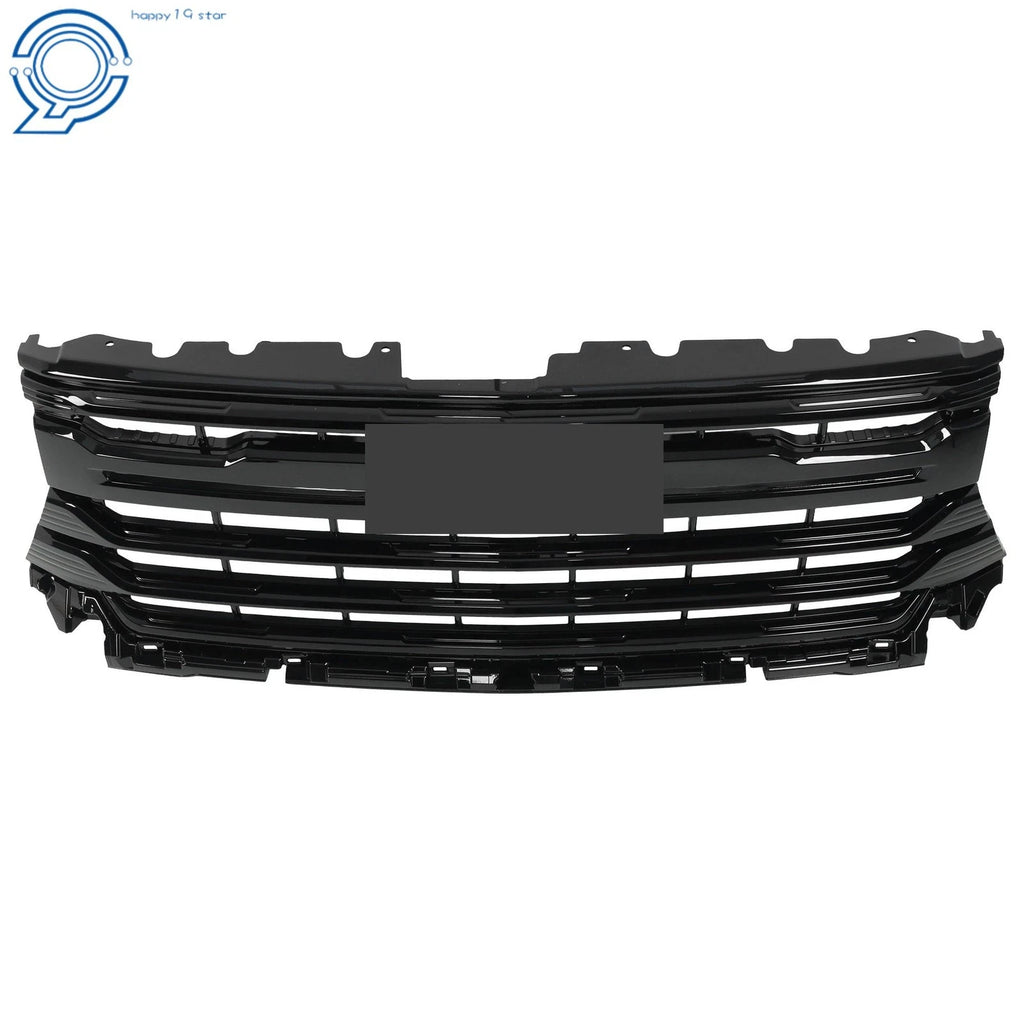 Front Bumper Grille Gloss Black for Chevy Silverado 2500HD 3500HD (2024-2025)