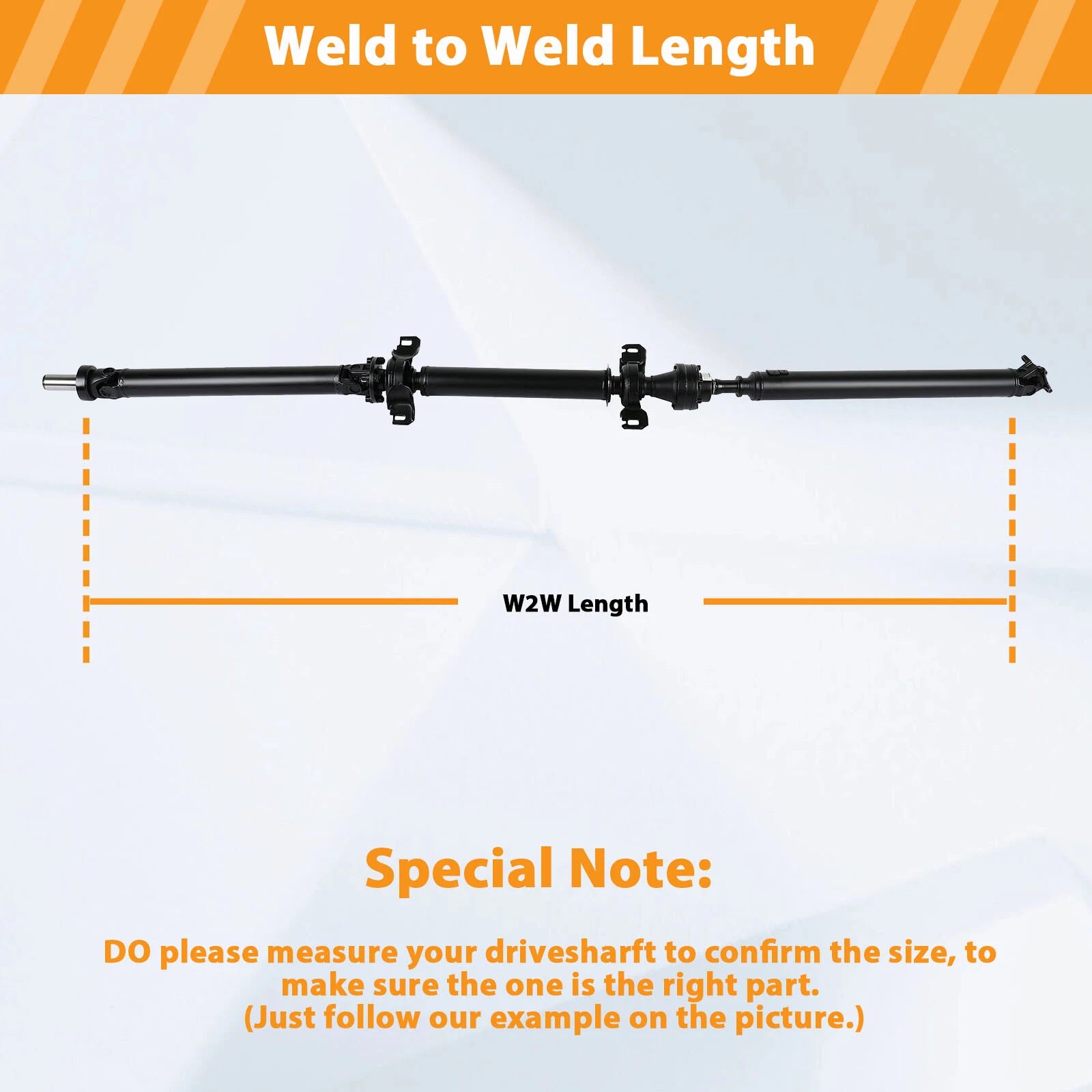 Rear Prop Driveshaft for Toyota Highlander (2001-2007) AWD