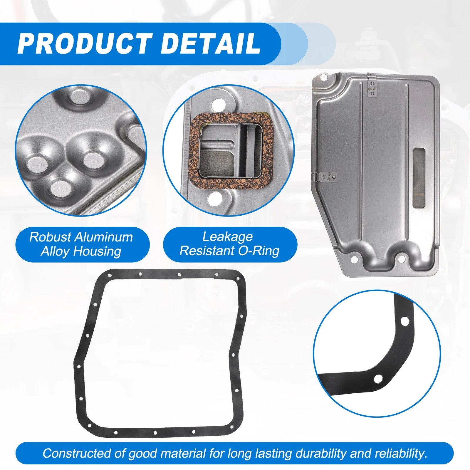 Transmission Fluid Filter Oil Pan for Toyota A140E A140L (No. 3533032030)