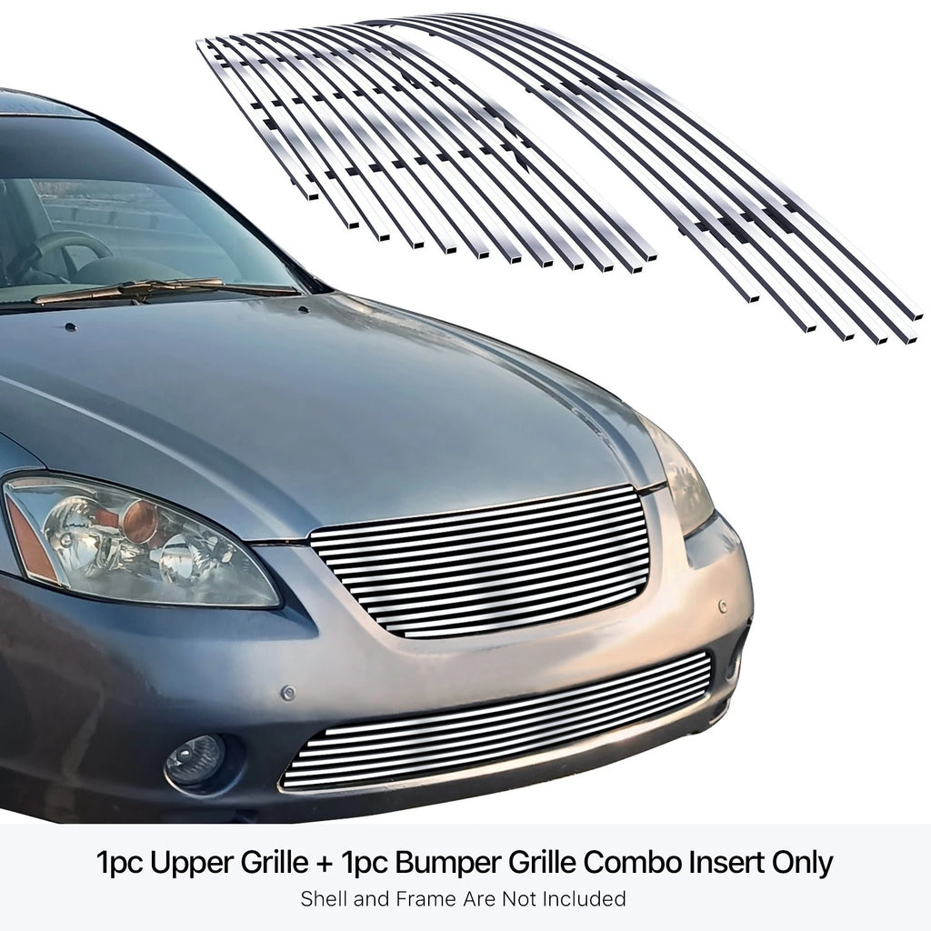 Chrome Billet Grille Insert for Nissan Altima (2002-2004)