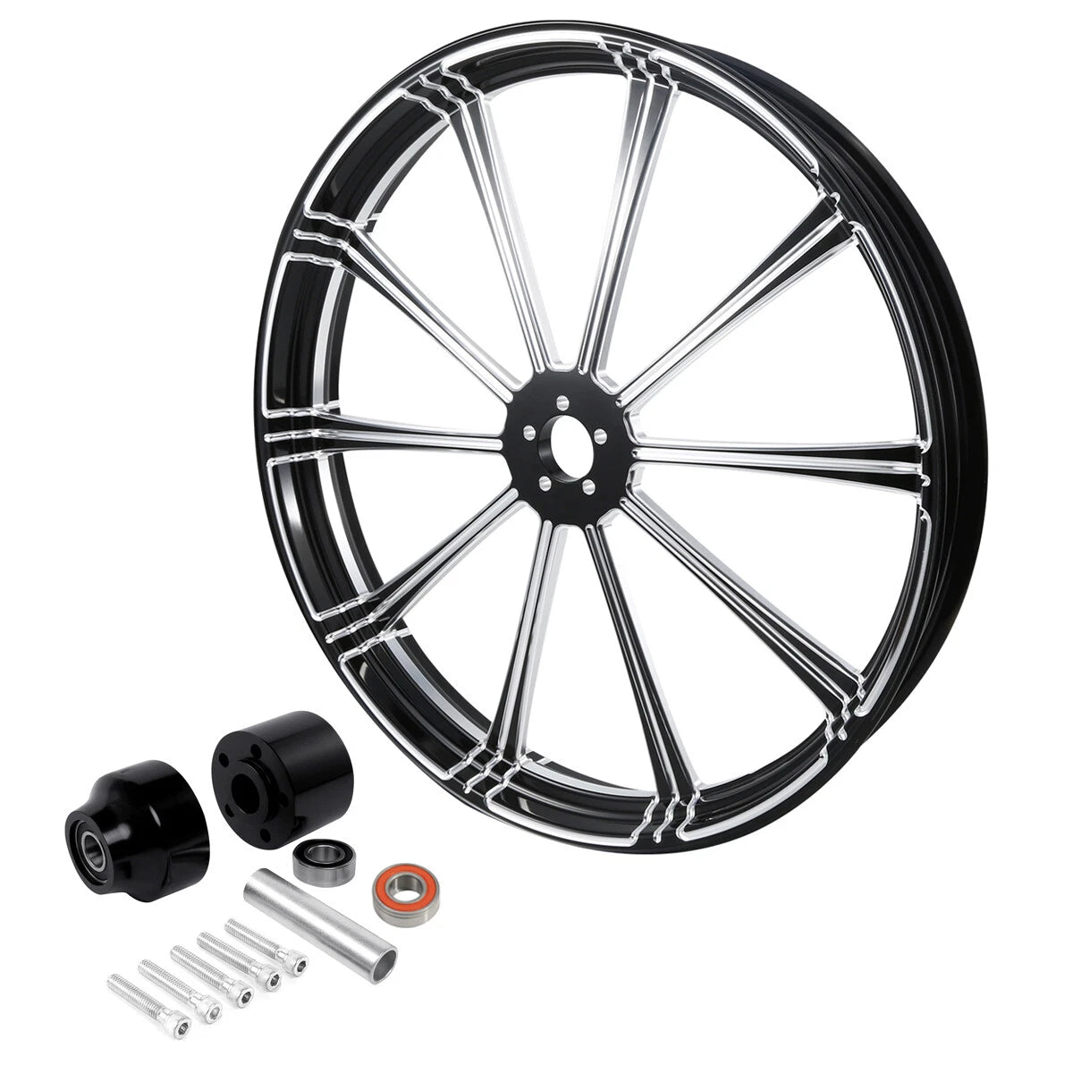 26" Front Wheel Rim for Harley Street Road Glide (1997–2021) Single Disc Hub