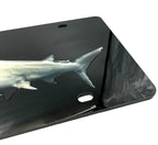 Acrylic License Plate Premium Black for Hammerhead Shark (Universal Fit)