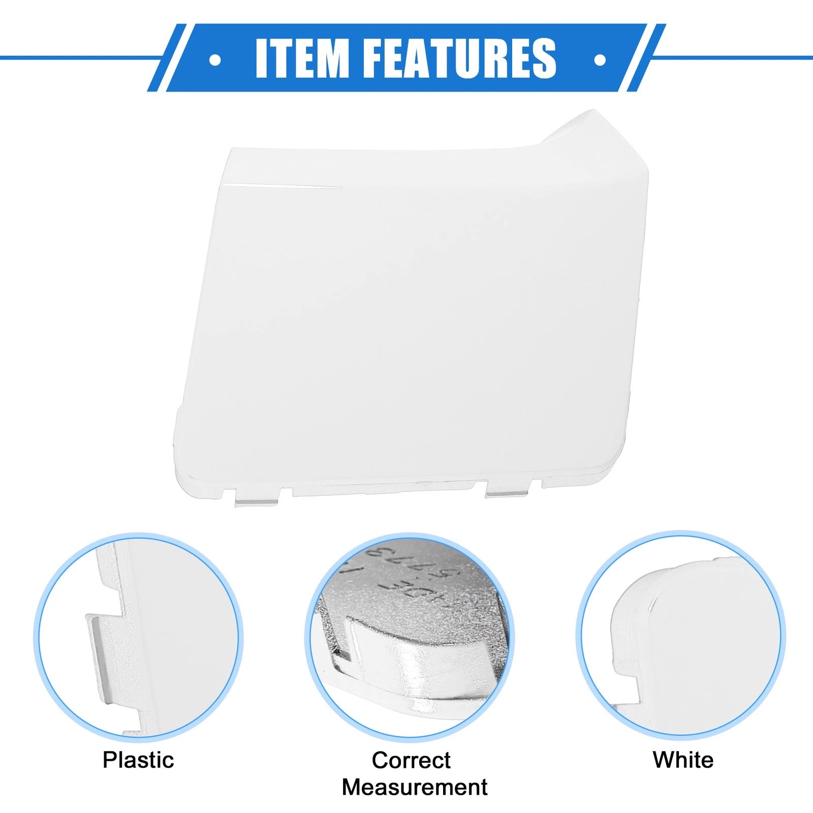 Tow Eye Hook Cover for Subaru Impreza (2010–2014) - White