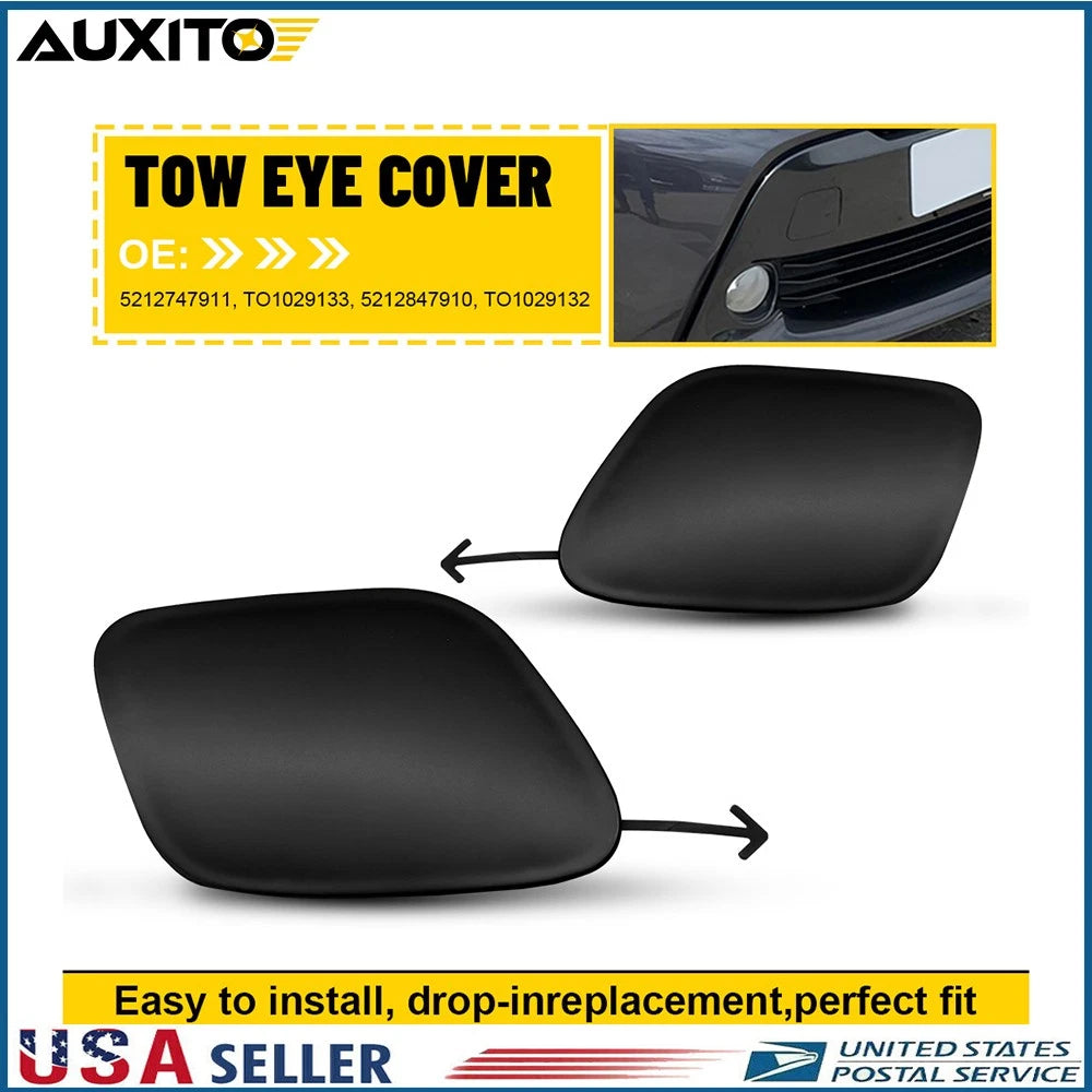 Set of 2 Tow Eye Covers for Toyota Prius H (2016–2019)