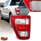 Chrome Housing Tail Brake Light Stop Lamp for Ford F-150 XL (2021–2023)