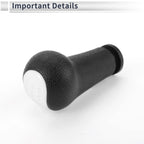 5 Speed Shift Knob for Chevrolet Spark (2013–2022) White Black