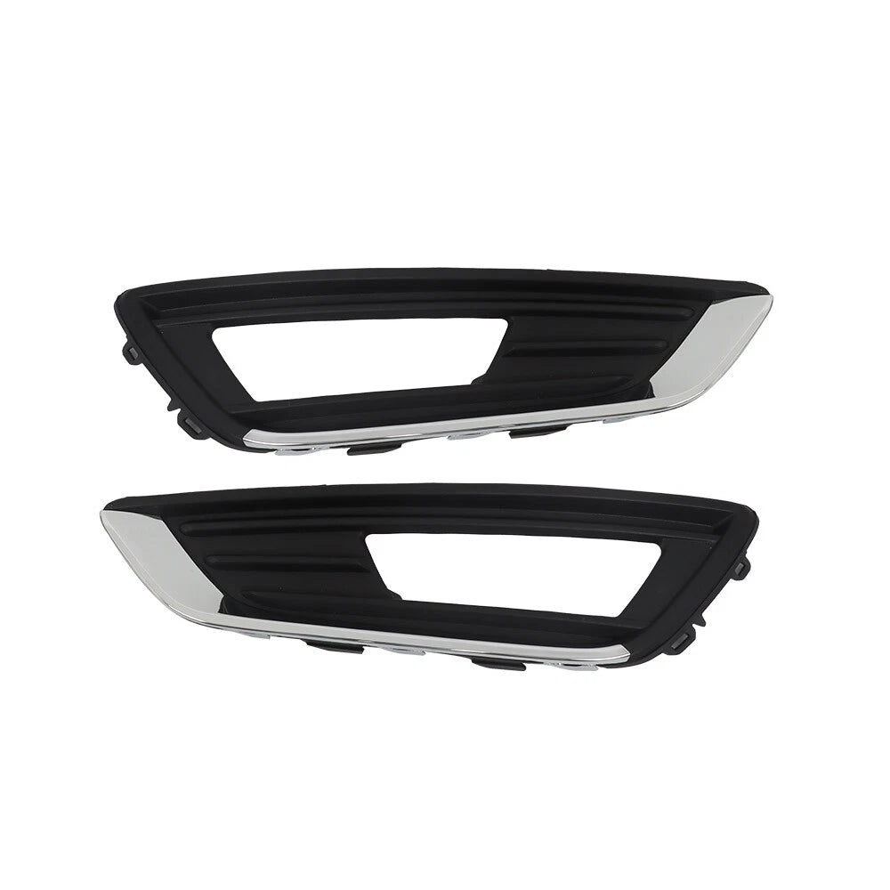 Set of 7 Front Bumper Upper Grille with Fog Lights for Ford Focus (2015–2018)