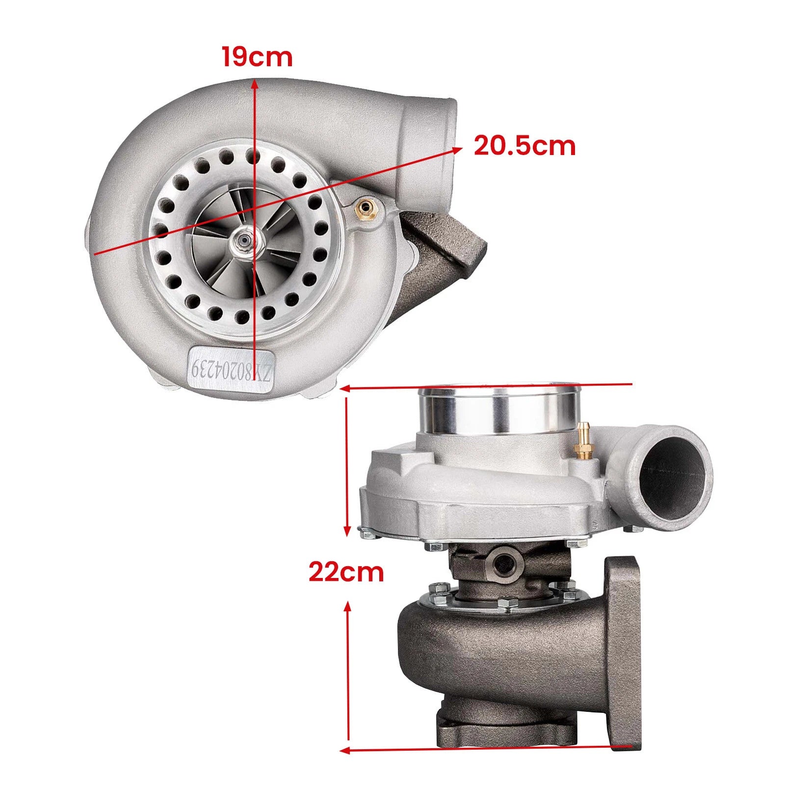 Turbocharger T3 for Honda CRV (Universal, 600HP)