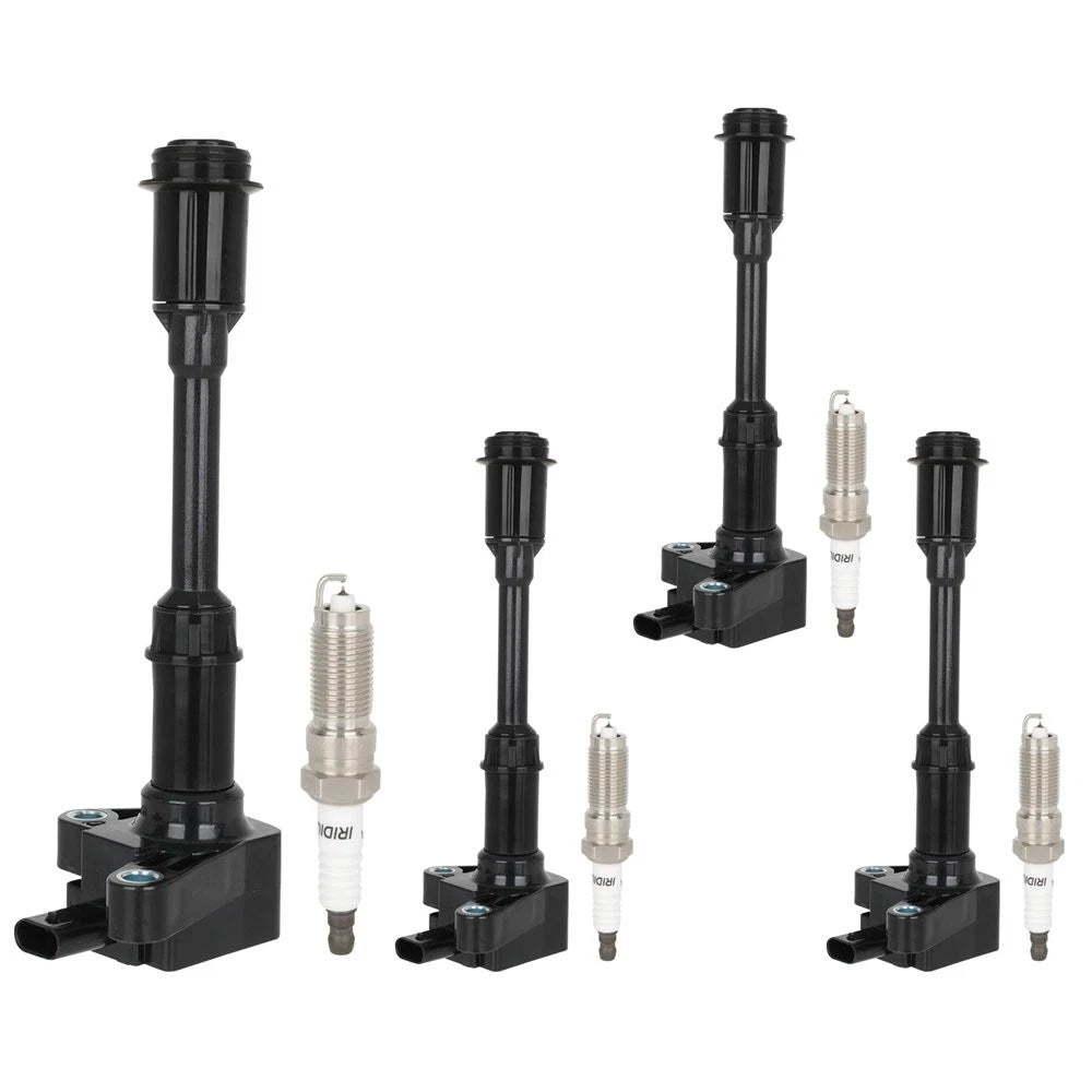 Set of 4 Ignition Coil Spark Plugs for Ford Escape (2013–2016) Transit Connect (2014–2016)