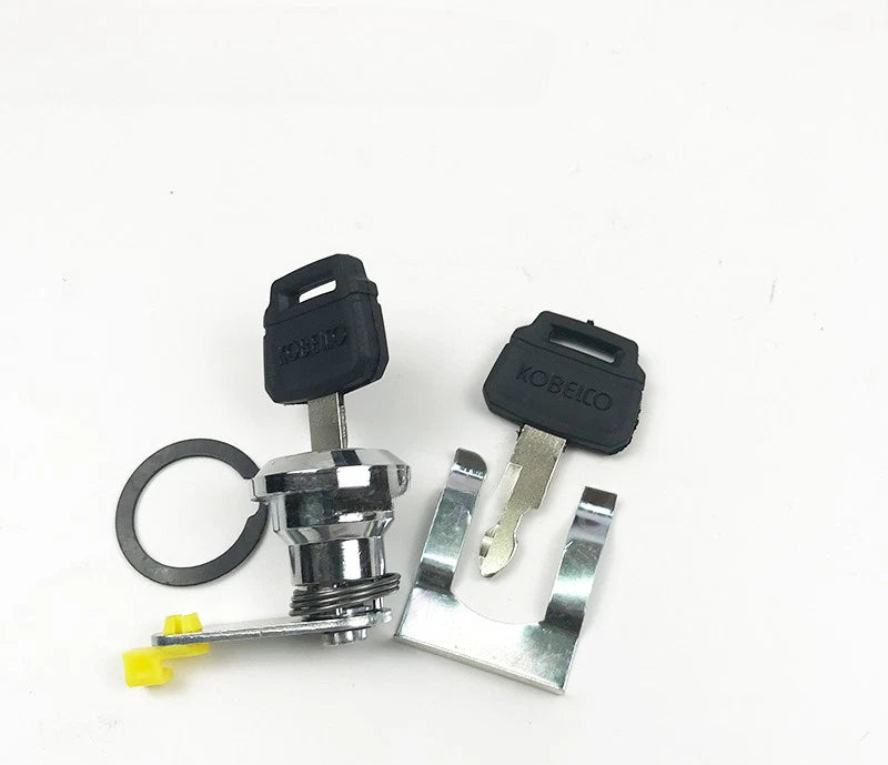 Cab Door Lock Assembly for Kobelco SK140, SK200, SK210, SK250, SK350 (2006–2018)