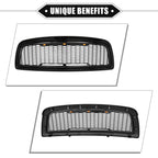 Front Grille Assembly with LED Lights for Dodge Ram 3500 (2010)