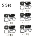 5X Carburetor Rebuild Kit for Poulan PP330 PP335 (ZAMA RB-168 C1M-W44)