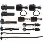 Suspension Kit with Tie Rods, Ball Joints, Sway Bars for Dodge Ram 1500 2500