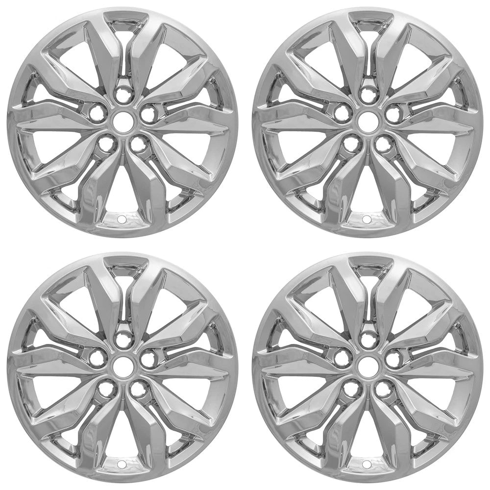 4 CHROME 18" Wheel Skins Full Covers Hub Caps for 2016-2018 Chevrolet Impala LT