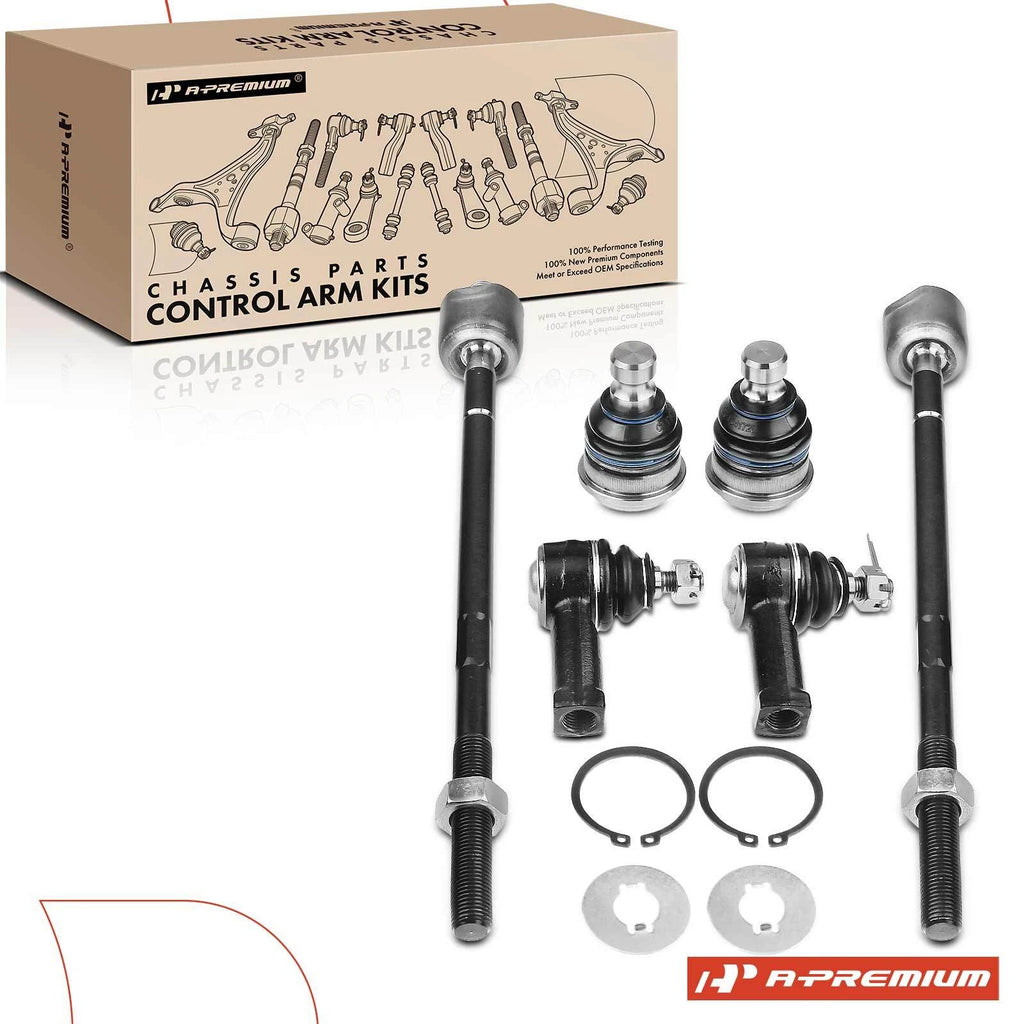 6x Inner & Outer Tie Rod Ball Joint for Dodge Stratus Chrysler Sebring (2001–2006)