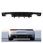 Rear Bumper Diffuser Lip Spoiler for Chevy Camaro (2016–2024) Glossy Black