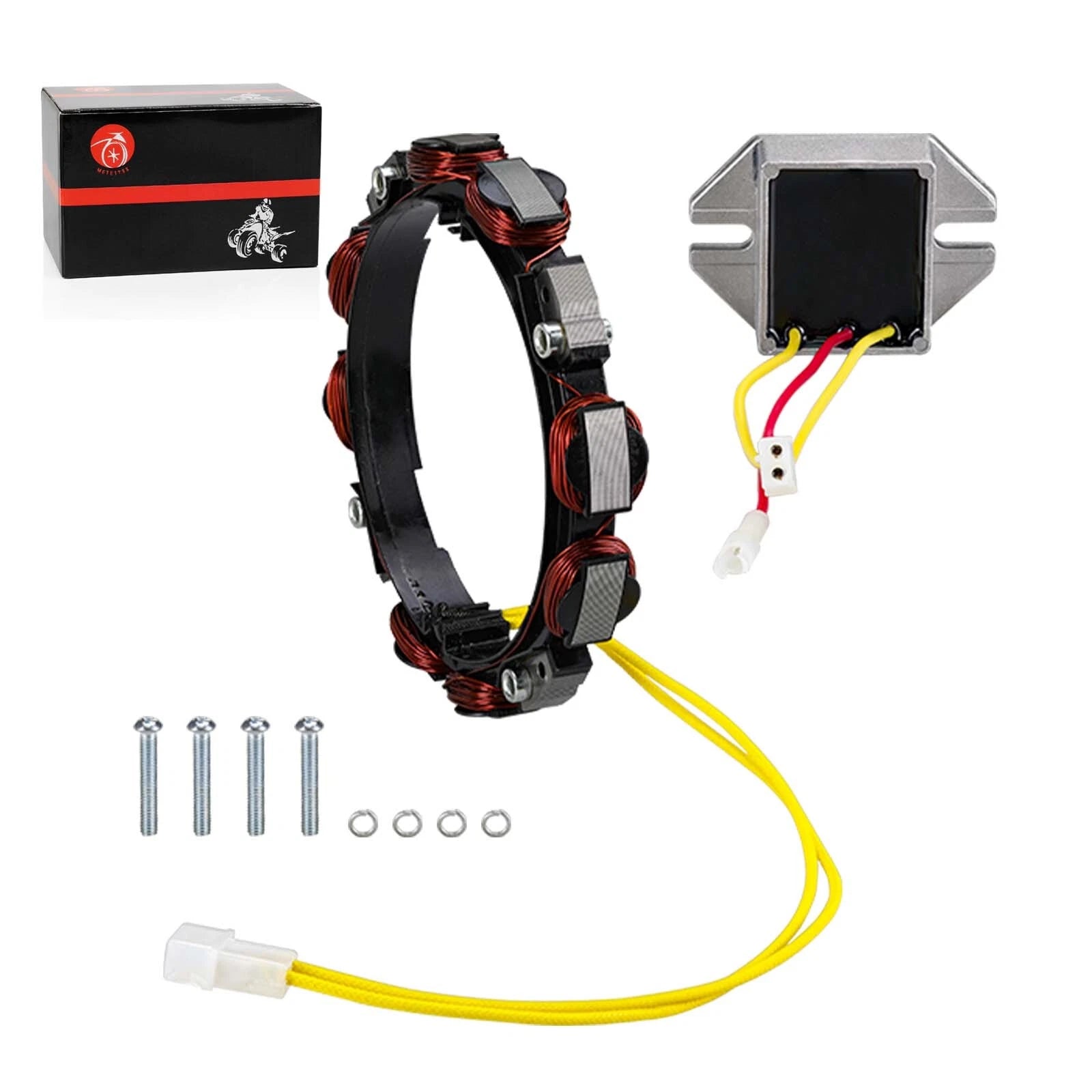 Alternator Stator Coil with Regulator for Briggs & Stratton Engines (YYYY-YYYY)