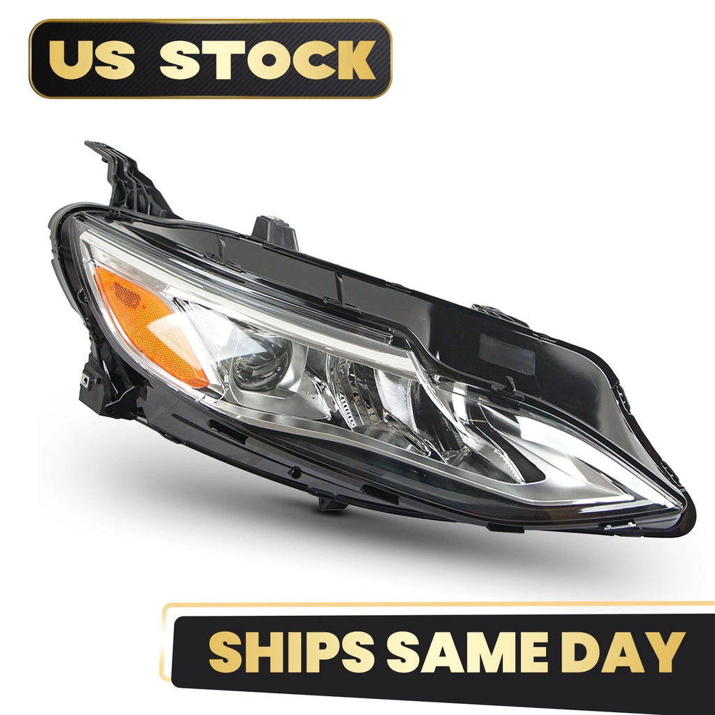 Full LED Headlight for Chevy Malibu (2019–2025) - Right Passenger, w/ Bulb
