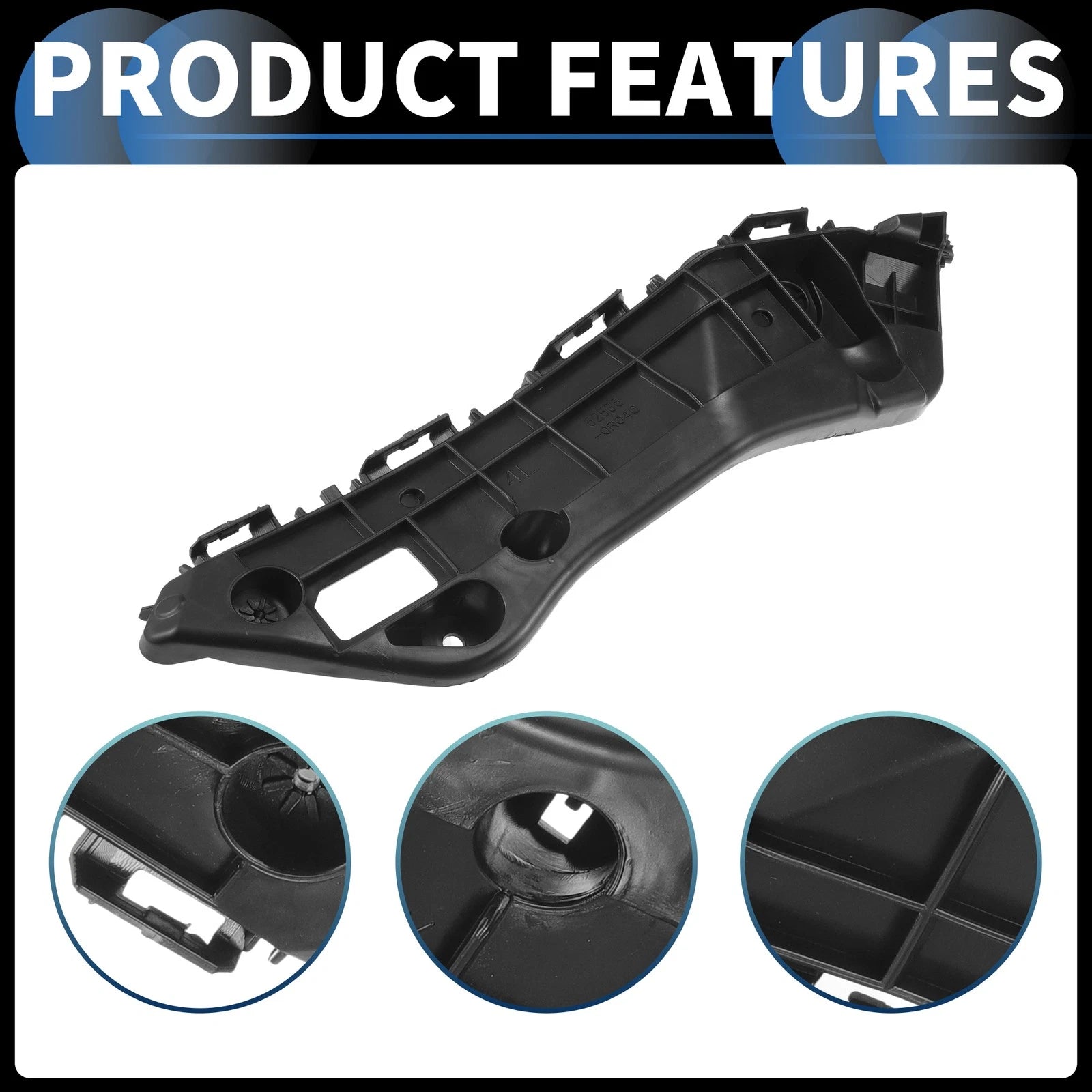 1pc Left Front Bumper Retainer Bracket No. 525360R030 for Toyota RAV4 (2013–2018)