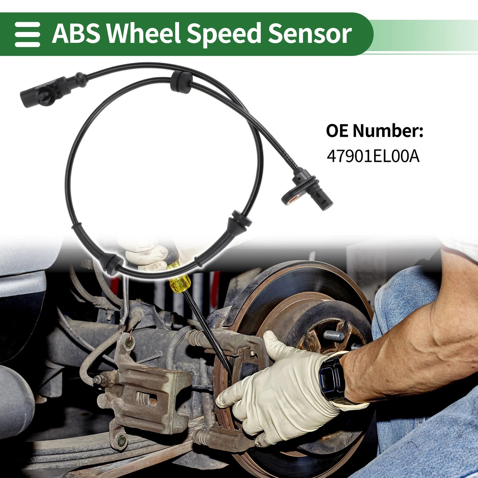 ABS Wheel Speed Sensor No. 47901EL00A for Nissan Versa (2007–2012)