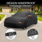 Waterproof 210D-PU Car Cover for Lexus LS Sedan (2018–2023)