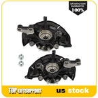 2X Front Steering Knuckle Wheel Bearing Hub for Toyota Highlander (2004–2007)