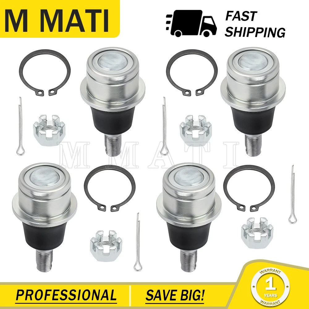 Set of 4 Upper Ball Joints for Can-Am Outlander Renegade (2015–2023) 706202044 706200741