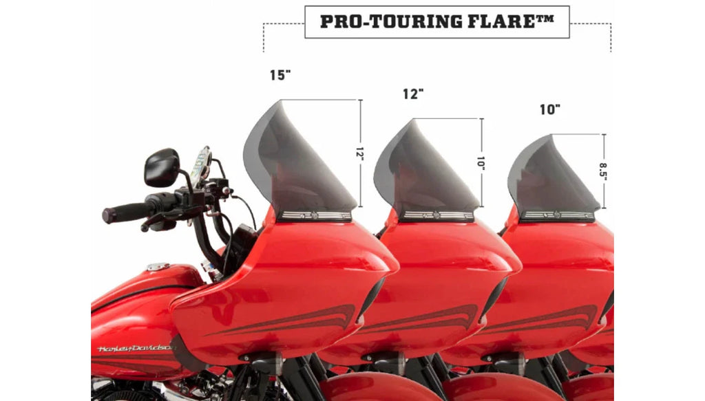 Klock Werks 15" Flare Tint Windshield for Harley Road Glide FLTR (2015–2023)