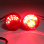 Red Rear LED Run Brake Turn Signal Indicator for Harley FXDB FXDWG (2002–2008)