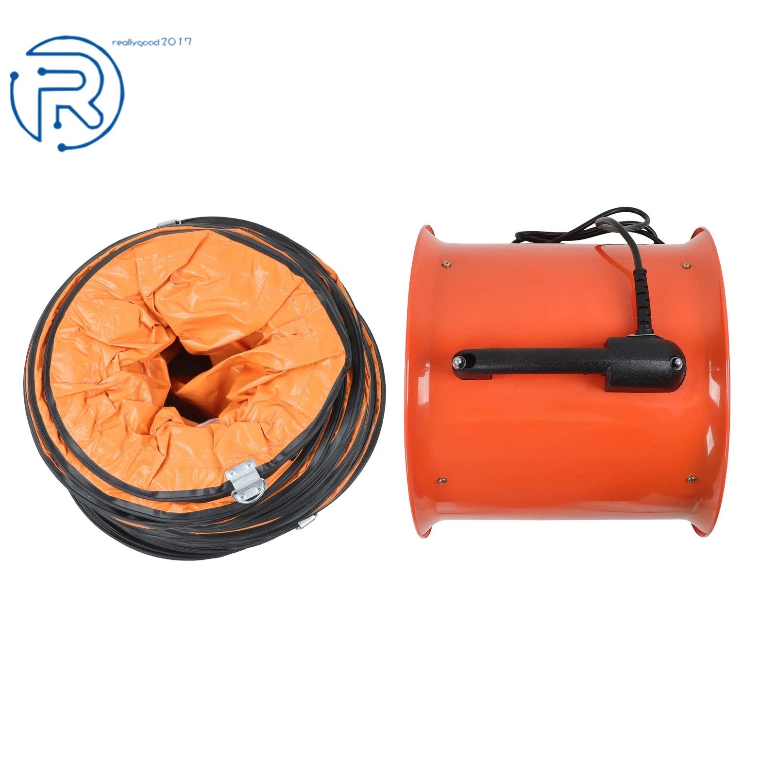 Extractor Fan Blower 12'' Portable Exhaust with 32.8FT Duct Hose (520W)