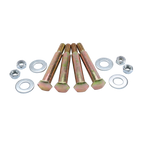 Set of 4 Deck Roller Wheels for Lawn Tractors (5in Diameter)