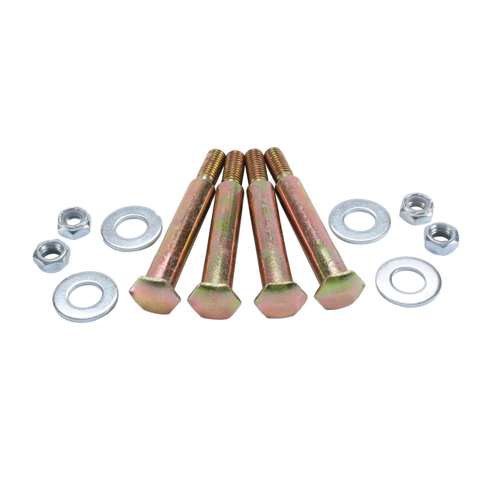 Set of 4 Deck Roller Wheels for Lawn Tractors (5in Diameter)