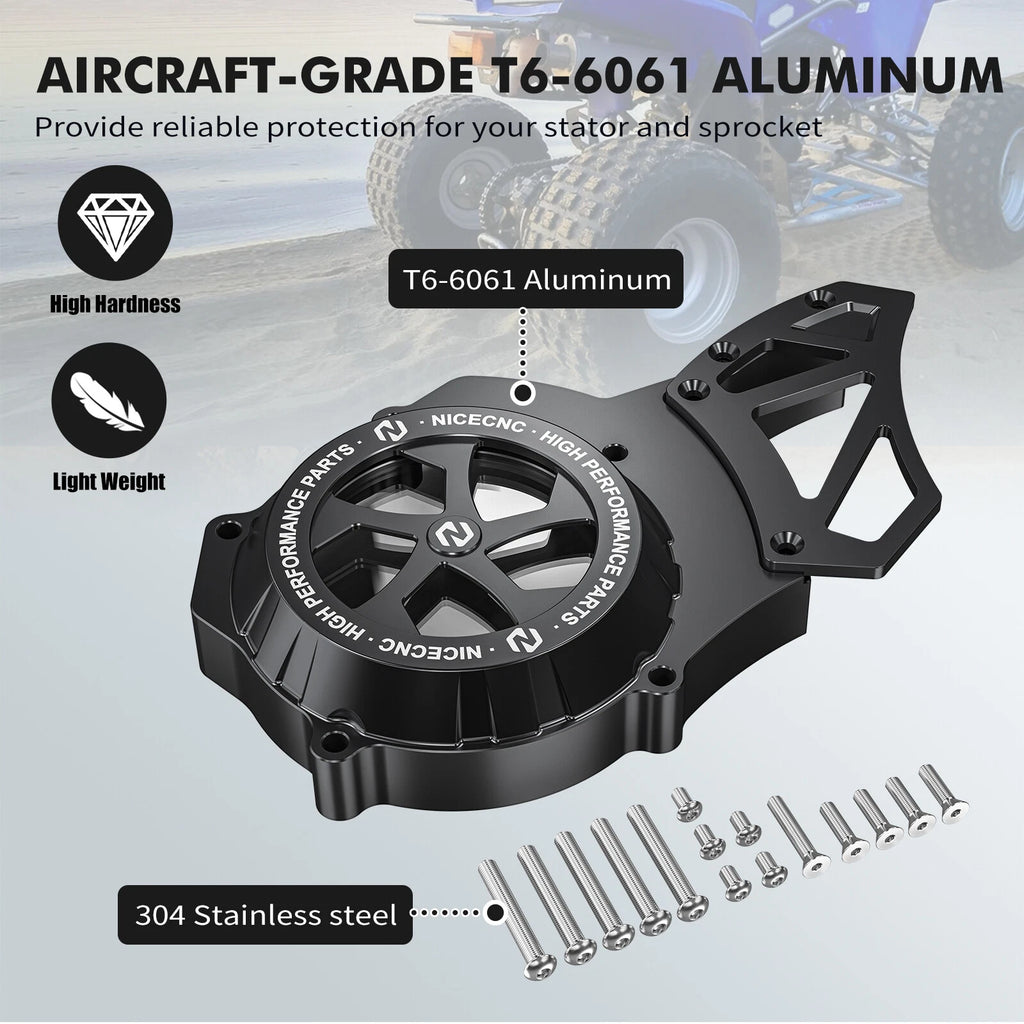 Engine Stator Cover Sprocket Guard for Yamaha Blaster (1988–2006) 2XJ-15411-00-00