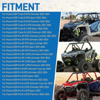Set of 2 Front Inner Air Vent Cover Intake Screens for Polaris RZR PRO
