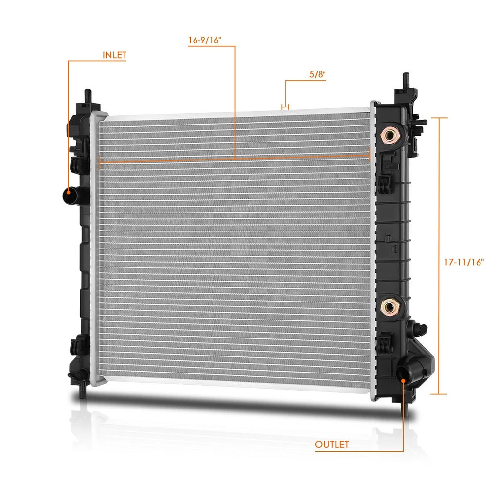 Aluminum Core Radiator DPI-13342 for Chevy Spark 1.2L (2013–2015)