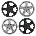 Set of 4 Silver 14" Universal Hub Caps for R14 Tire