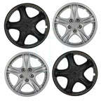 Set of 4 Silver 14" Universal Hub Caps for R14 Tire