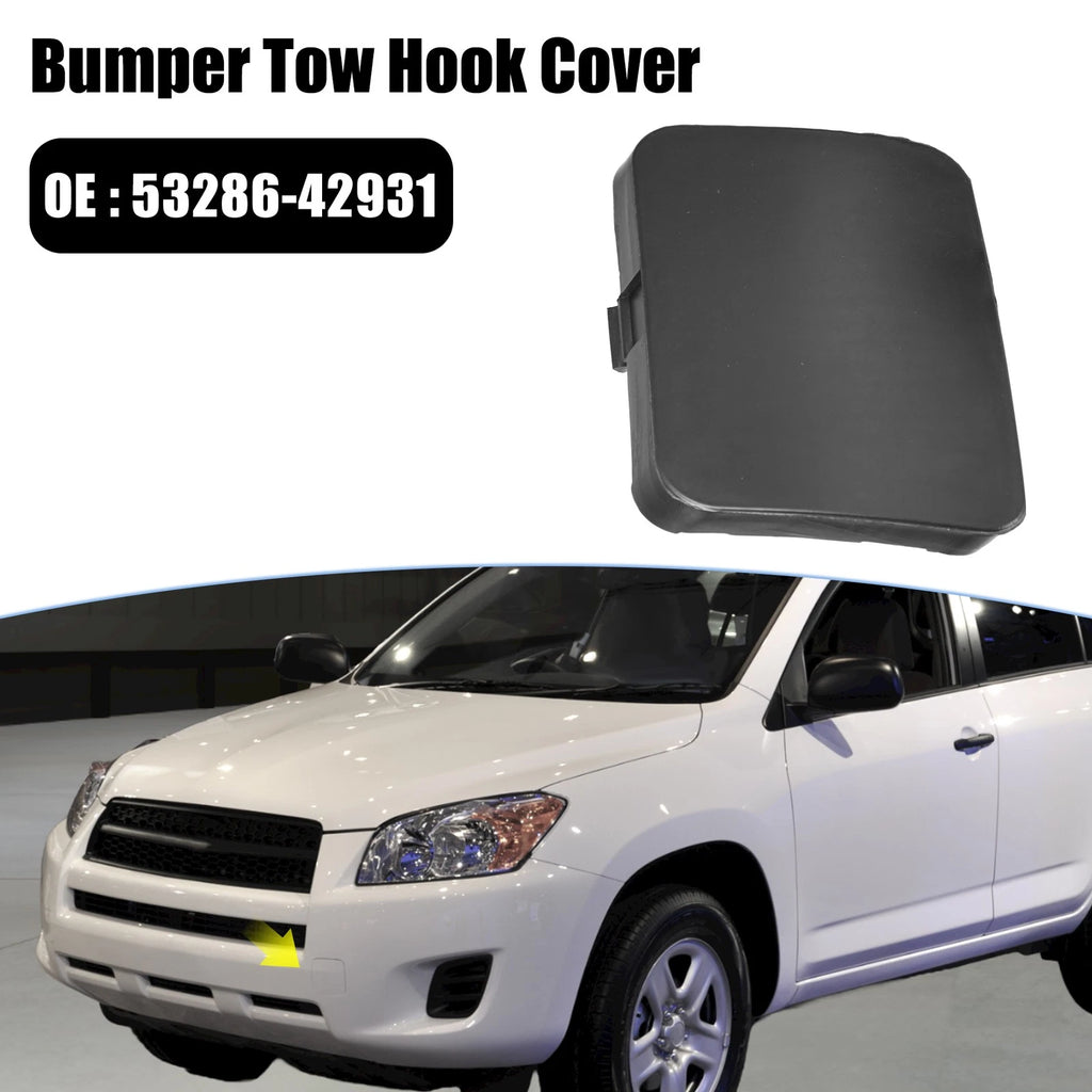 Tow Hook Cover for Toyota RAV4 (2006–2008) 53286-42931 Black
