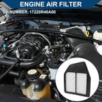 Engine Air Filter No. 17220R40A00 for Honda Crosstour 2.4L (2012–2015)