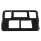 Carbon Fiber Front Headlight Button Frame Cover for Subaru Forester (2013–2018)