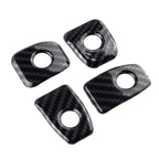 4pcs Carbon Fiber Door Lock Knob Covers for BMW X5 F15 (2014-2017)