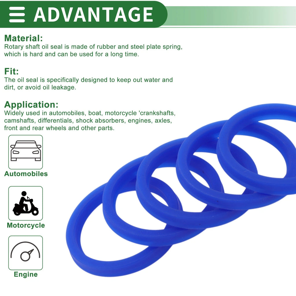 Set of 5 Oil Seal Rotary Shaft Seal 40x48x6mm for Various Models