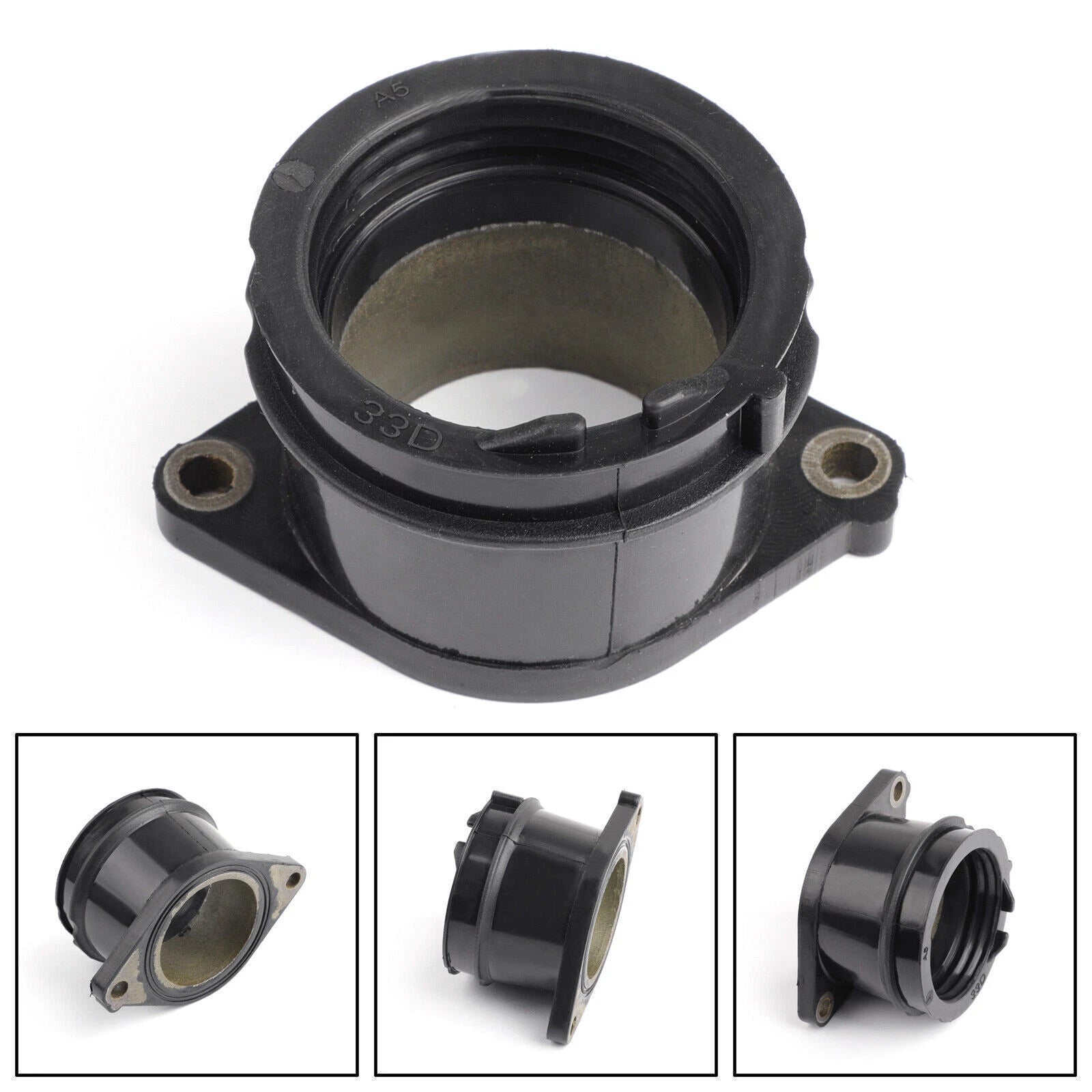 Rubber Throttle Body Intake Manifold Boot for Yamaha YZ450F WR450F (2010–2017)