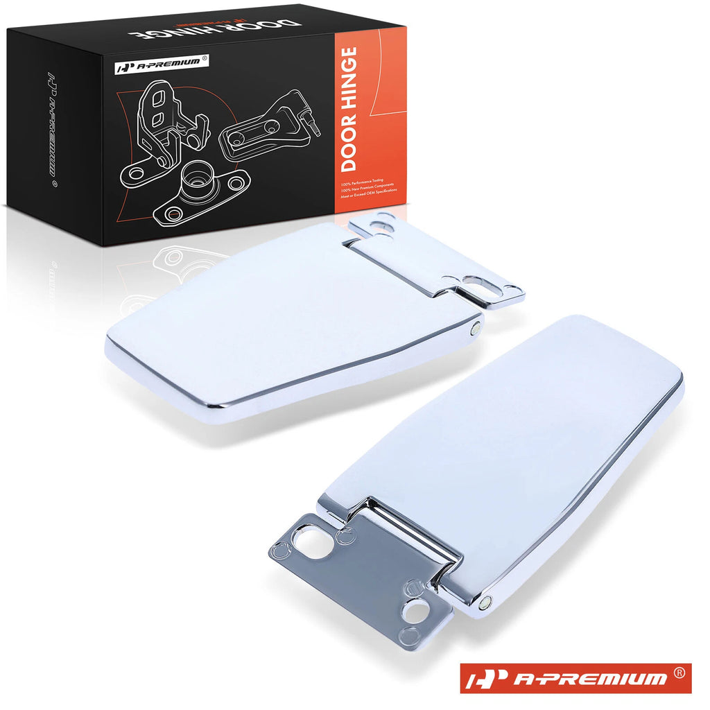 2X Chrome Liftgate Glass Hinge for Jeep Wrangler (1987–1995)
