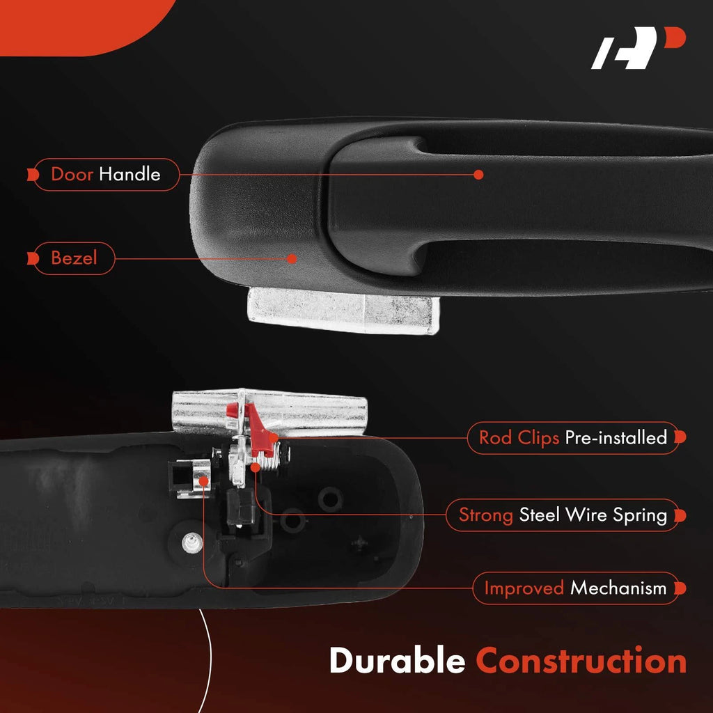 Black Tailgate Handle for Jeep Liberty (2003-2007)